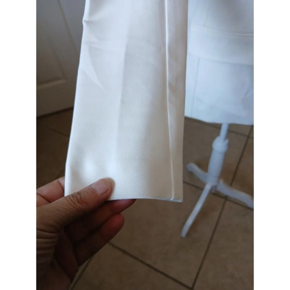 The Drop Blake Long Blazer Cream Ivory  Single Button Notched Collar Size XXS - Picture 6 of 16